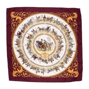 Hermès “La Promenade de Longchamps” Silk Scarf